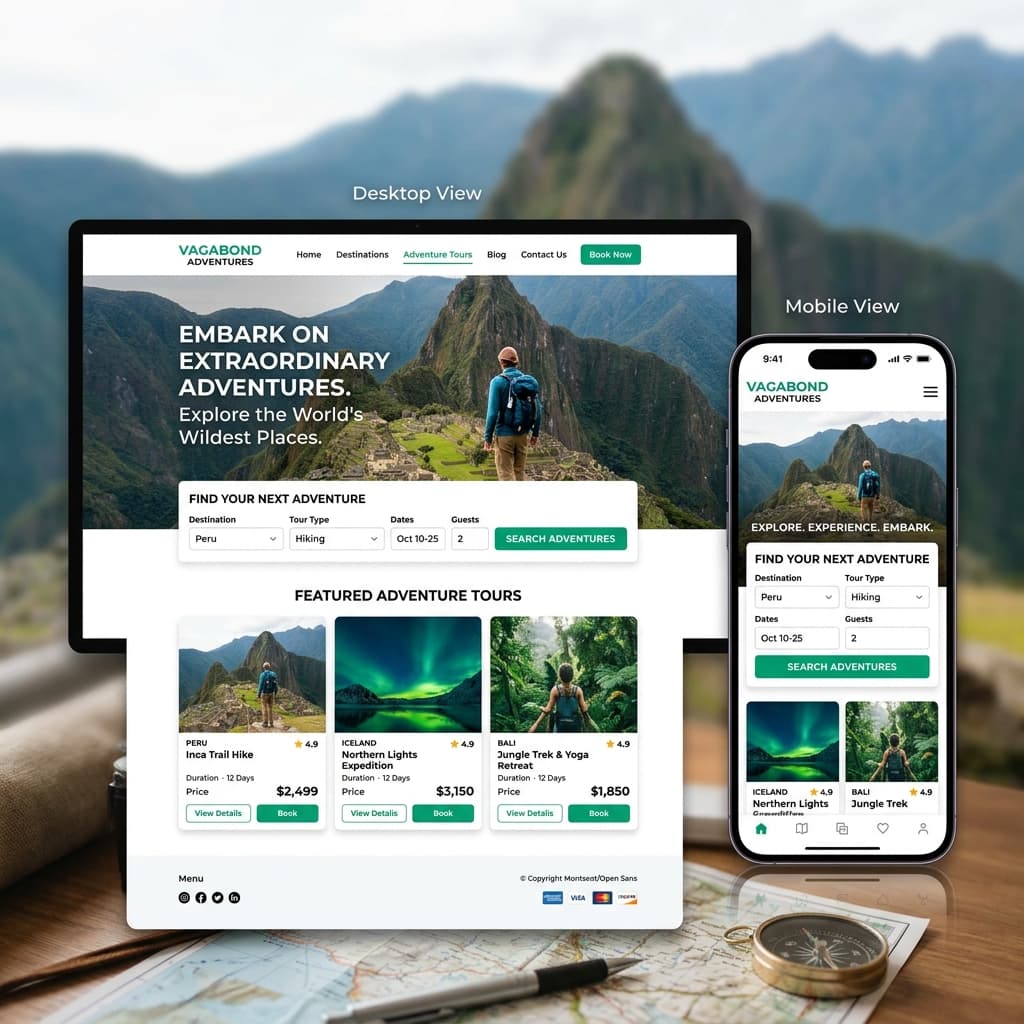 Travel Agency Website